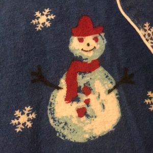 ☃️☃️☃️Dancing Snowmen Nightgown/Bathrobe